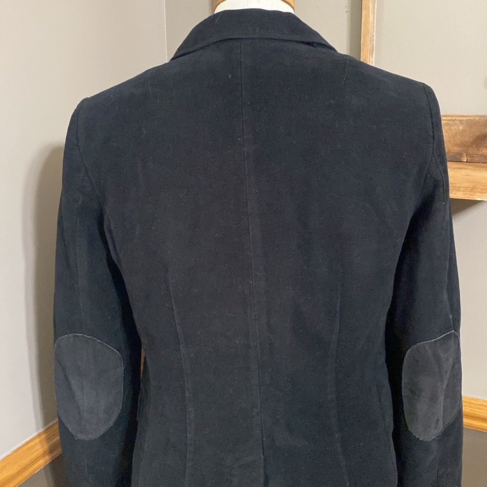 Banana Republic black velour blazer jacket size 6 - Picture 5 of 11